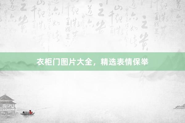 衣柜门图片大全，精选表情保举