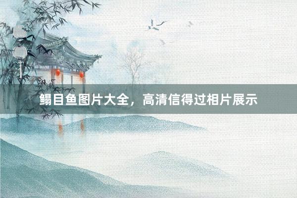 鳎目鱼图片大全，高清信得过相片展示